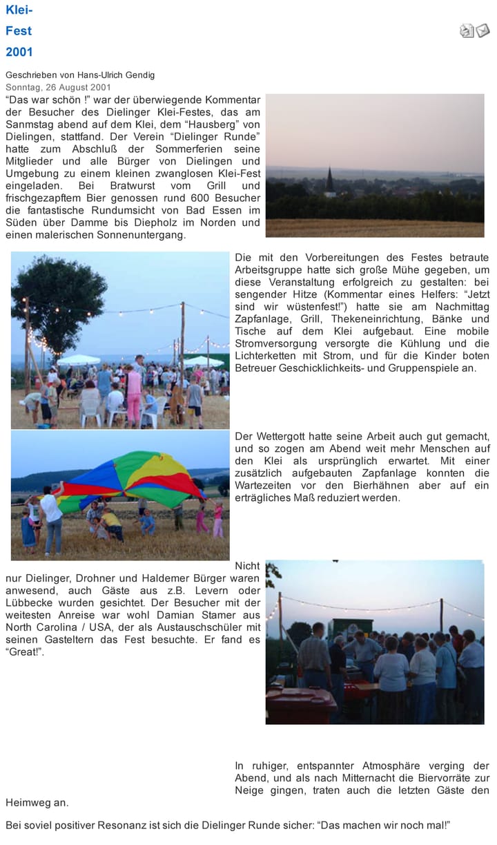 Foto aus Kleifest 2001 · 2001