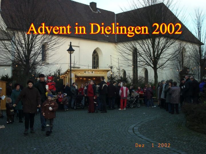 Foto aus Advent in Dielingen · 2002