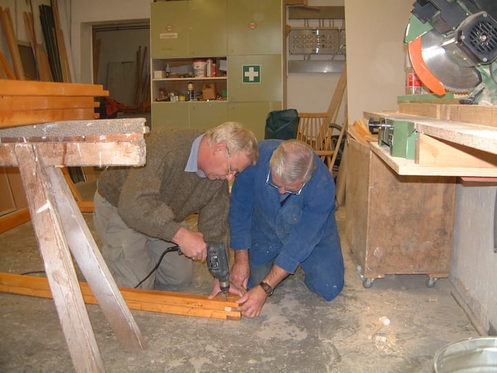 Foto aus Holzbudenbau · 2002
