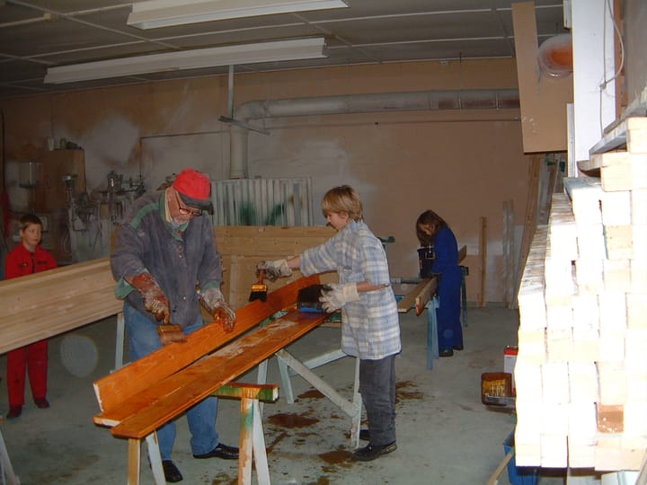Foto aus Holzbudenbau · 2002