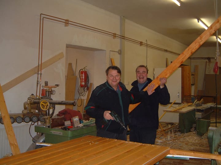 Foto aus Holzbudenbau · 2002