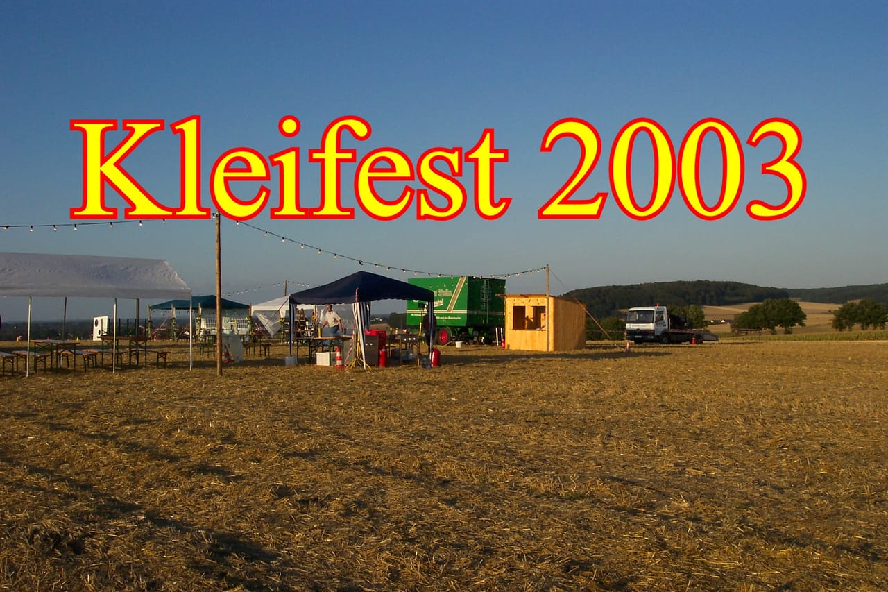 Foto aus Kleifest 2003 · 2003