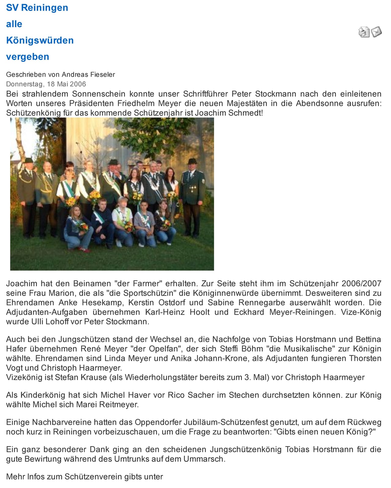 Foto aus SV-Reiningen 2006 · 2006