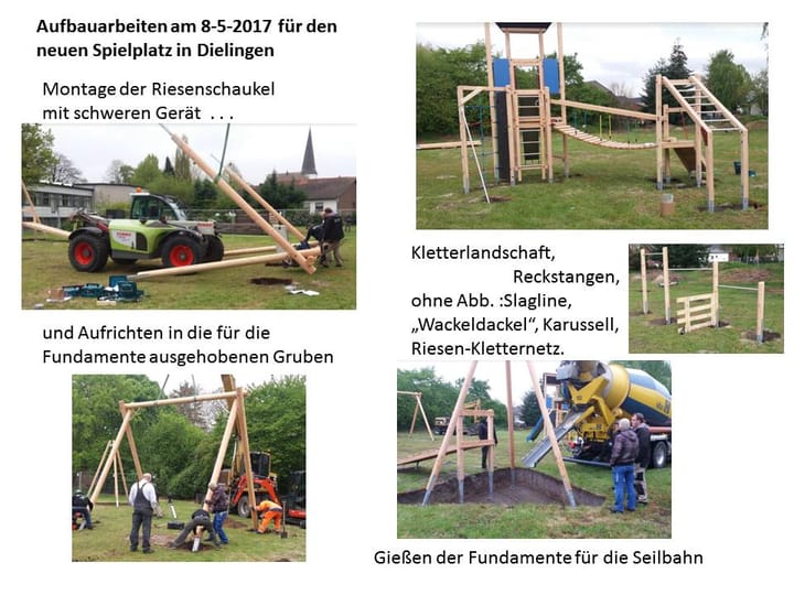 Foto aus Spielplatz Aufbau · 2017